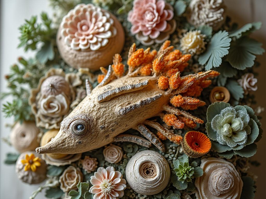 Arte sostenible con materiales reciclados