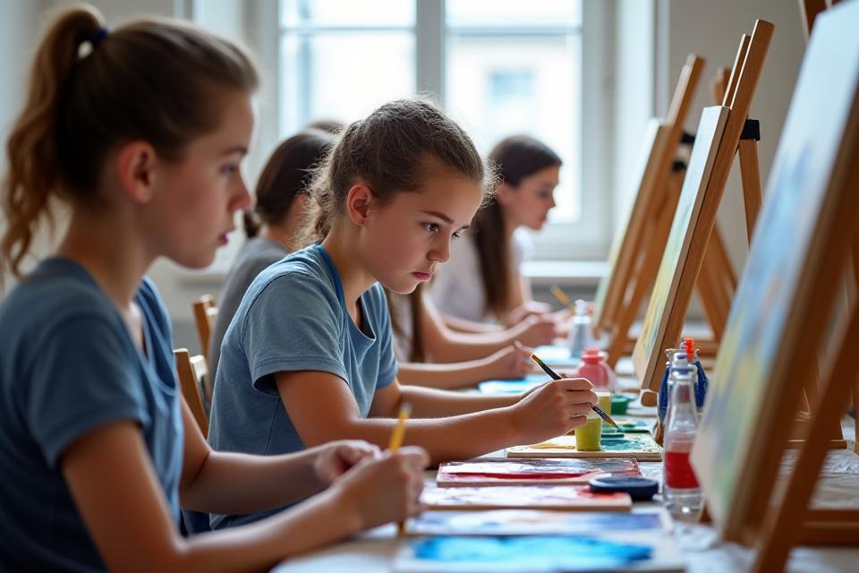 Clase de pintura al óleo en LienzoViento