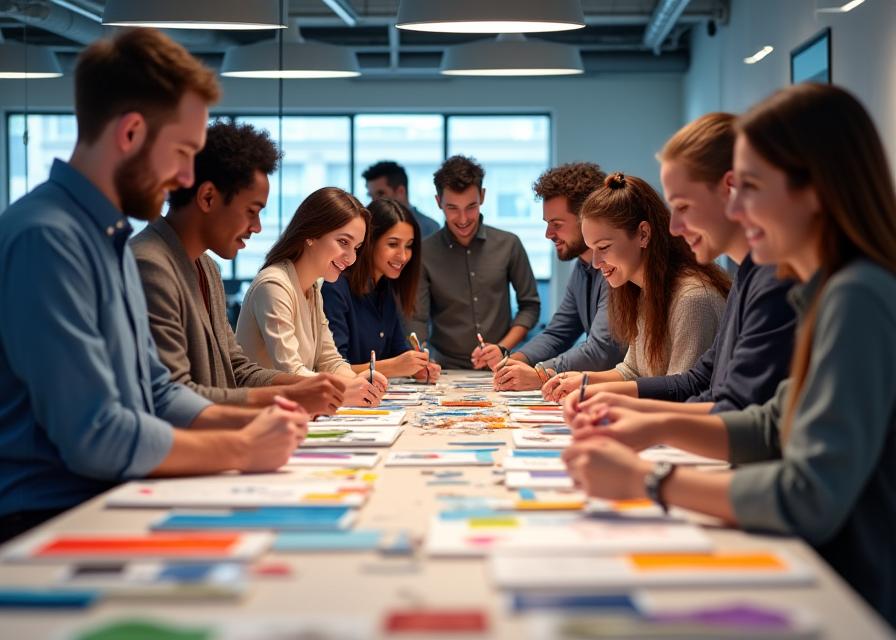 Taller grupal empresarial de creatividad